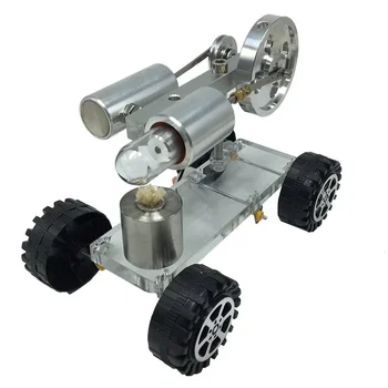 Колекция от модели на двигателя на Стърлинг в формата на автомобил, мини-модел на двигателя външно горене Стърлинг, играчка за физически експеримент, подарък
