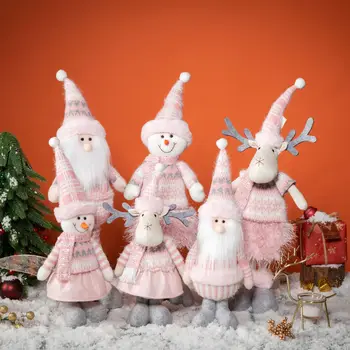 Фигурка на Дядо Коледа, снежен човек, Коледни украси, украса, коледни подаръци, кукла, домашен диван, декориране на спалня, декориране