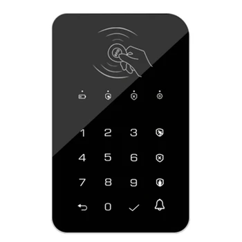Клавиатура входната врата, парола, честота 433 Mhz за апартамент, къща, офис, Безжична RFID карта, заключване, без ключ