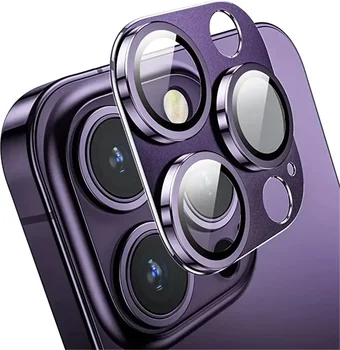 Метално защитно стъкло на обектива на фотоапарата и задната капачка на обектива, защитни капаци с пълно покритие, iPhone, 15, 14, 13 Pro Max, Mini