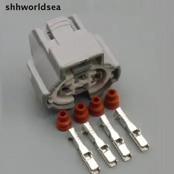 shhworldsea 5/30/100 комплекти 2,2 мм, 4p електрически конектор 6189-0647 Конектор за свързване на датчици за налягане на климатика за toyota