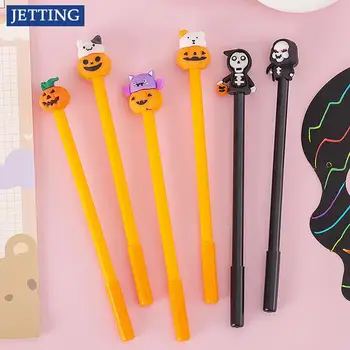Нови канцеларски материали 1бр, гел писалка с хубава карикатура тиква за Хелоуин, канцеларски материали, ученически принадлежности Kawaii, креативни идеи за подаръци химикалки