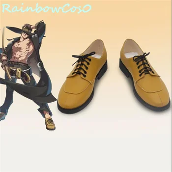 Обувки за cosplay, Джони Guilty Gear Strive Ботуши Game, Anime Halloween Коледа RainbowCos0 W3520