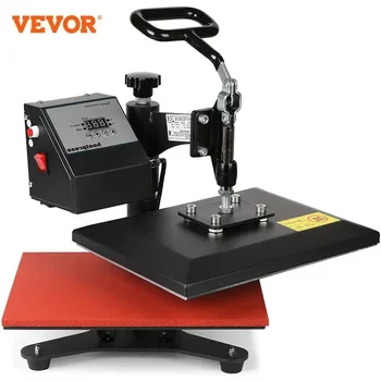 Термопресс VEVOR, сублимационный принтер с бързото отопление, цифрова теплопередающая машина за изработване на подарък за реклама 30x23 см