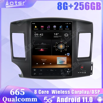 Автомагнитола Qualcomm Snapdragon 665 Android 11 За Mitsubishi Lancer 2010 2011 2012 2013 2014 2015 GPS 5G Carplay Стерео Главното Устройство