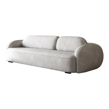 Модерен прост дизайн на текстилен диван с технологията small family living room от креативен дизайнер