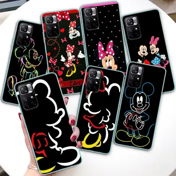 Калъф Minnie Mouse Mickey Love за Xiaomi Redmi Note 10 11 11E 12 Pro Plus 10В 9 11S 9C 11T 8 9A 9i 8T 7 K40 Мек Калъф За Телефон от TPU