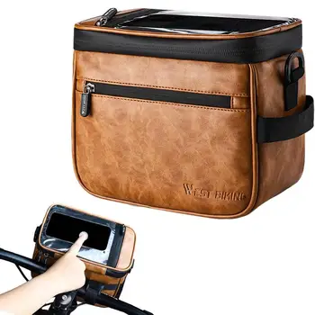 Самозалепваща Чанта за каране на велосипед рамка, Кошница за велосипед чанти, Преносим чанта за каране на велосипед рамка, водене жив топлина, Чанта-хладилник За съхранение на открито
