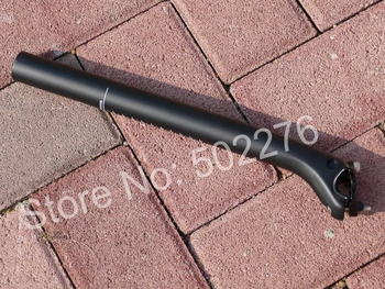 27,2 мм 31,6 мм Велосипеден подседельный болт: UD / 3K от въглеродни влакна Матов Гланц МТБ Пътен Велосипеден Подседельный пин 27,2 31,6 350 400 мм