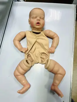 22-инчовата Възстановената Алексис с корени миглите, 3D Боядисани кожата, видимите вени, части за кукла-Реборна с тялото, е видим знак на вените на шията