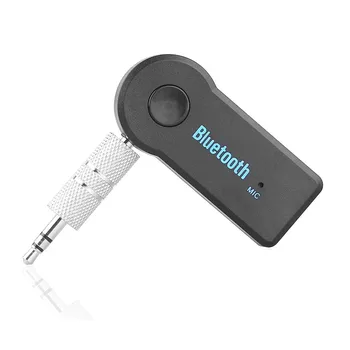 Безжичен Адаптер Bluetooth Приемник 4.1 Стерео с 3.5 мм Жак за Автомобилната Музика, Аудио Aux Слушалки За Приемане на Хендсфри За Слушалки