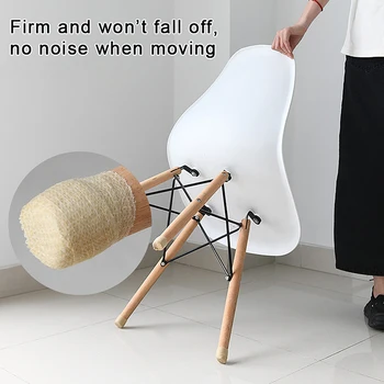 Самозалепващи покривала за крачета столове имат противоплъзгаща защита на краката на масата Приключи мебелната поставка за крака Амортисьор за еднократна употреба