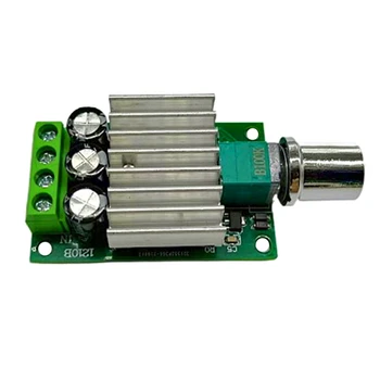 1 Бр. PWM-регулатор на скоростта на двигателя за постоянен ток 12V 24V 10A Регулируем регулатор на скоростта превключвател за регулиране на яркостта на led фоново осветление на двигателя на вентилатора