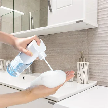 Автоматично дозиране система пенящегося сапун, електрически и акумулаторна батерия, за многократна употреба ръчно опаковка пяна за кухня и баня