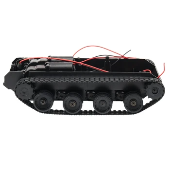 Rc танк, интелигентен робот, шасито на автомобила-цистерна, гума верижен движитель за Arduino 130 Motor, Играчки-роботи 