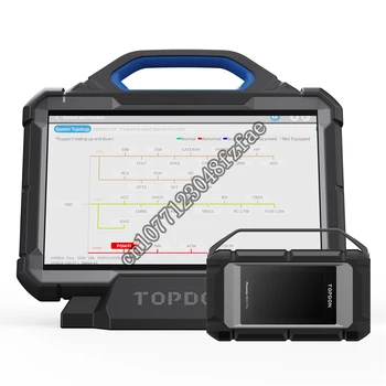 Безплатно обновяване TOPDON Phoenix Max Професионална Автомобилна Диагностична машина OBD2 Диагностичен Скенер инструмент